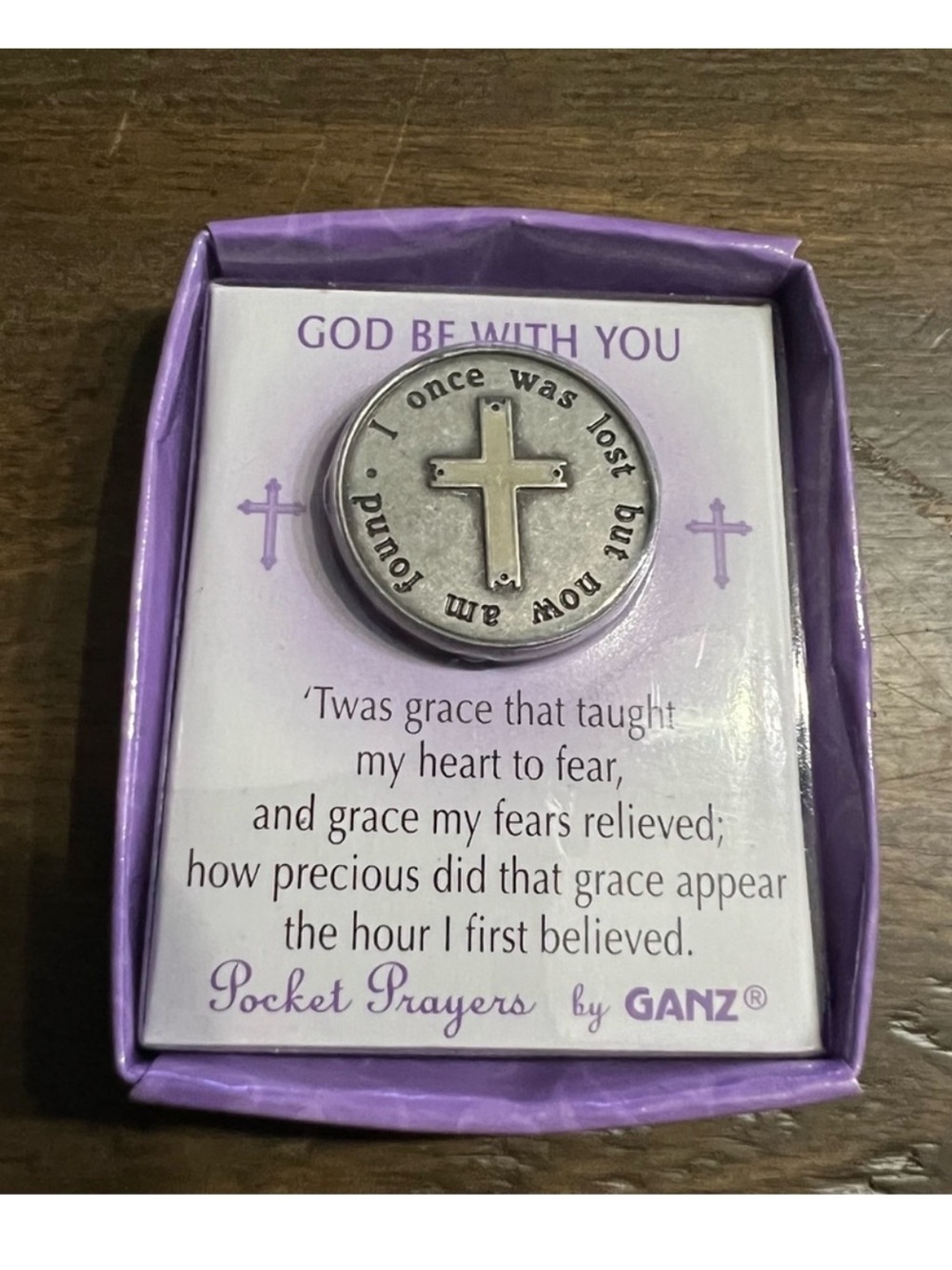 ✅ Ganz pocket prayer coin “God Be With You”